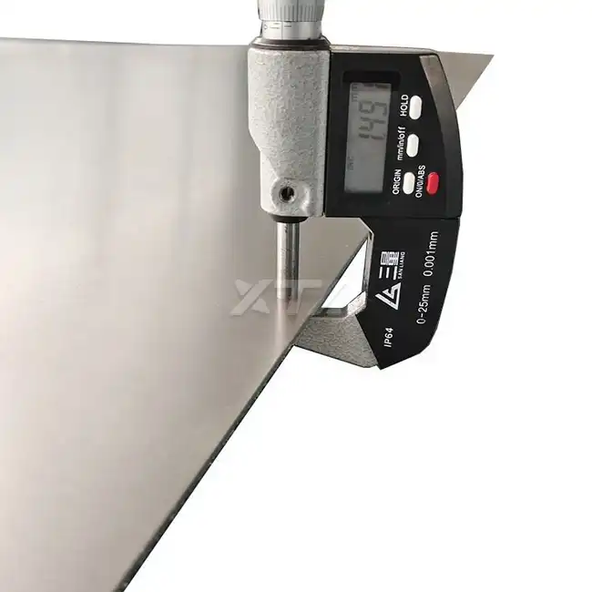 Gr1 ELI titanium plate